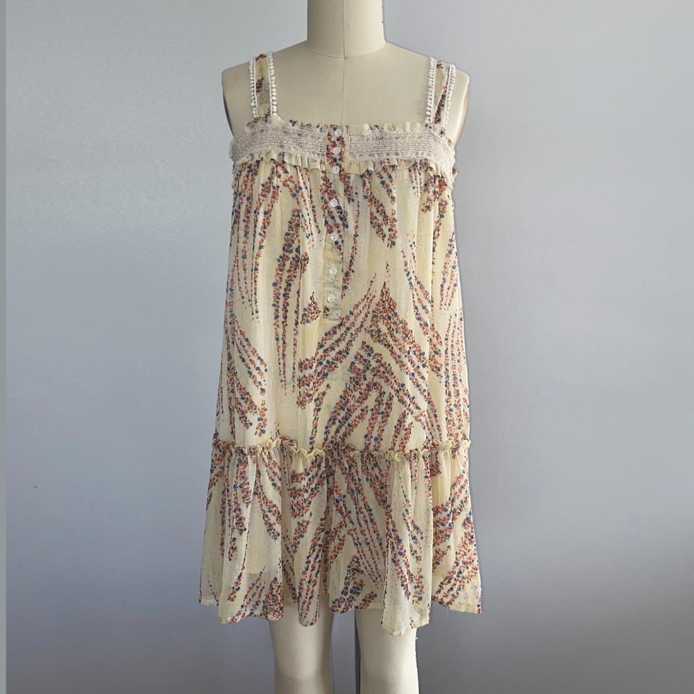Retro Boho Baby Doll Dress
